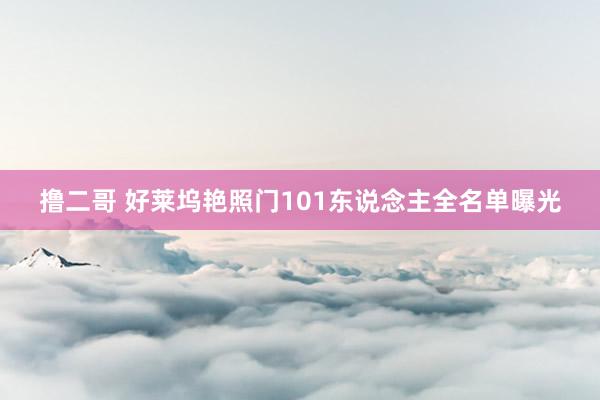 撸二哥 好莱坞艳照门101东说念主全名单曝光