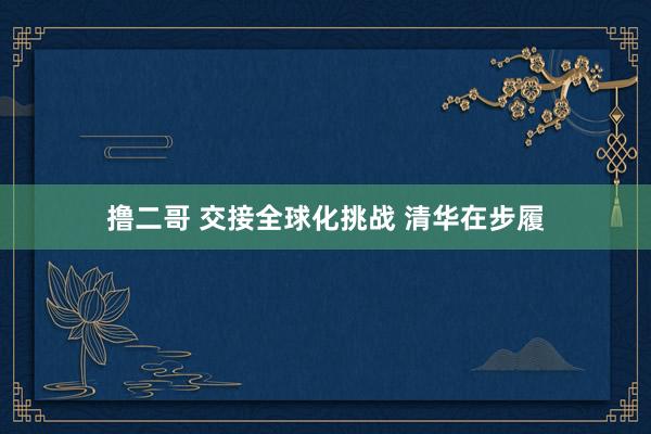 撸二哥 交接全球化挑战 清华在步履